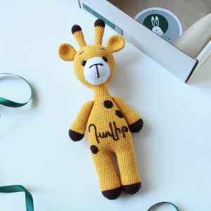 Baby giraffe toy ,Crochet giraffe, Gift for babies, baby toy, giraffe toy, 1st birthday gift, handmade toys,