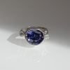 Blue Cocktail Ring “Sparkle”