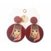 "Armenian Girl" Wooden Earrings