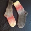 Hand knitted socks for a pair