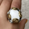Baroque pearls | silver ring