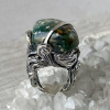 Exclusive agate ring | hanmade silver jewelry by Shahinian