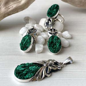 Silver jewelry set| Ring, earrings & pendant