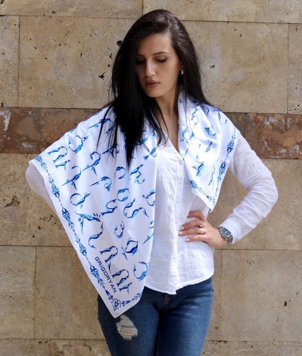 Armenian Alphabet Scarf