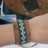 Green-brown "Kilikia" set of Marash embroided accessories