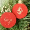 "Art of Narek" Christmas Ornaments (Set of 5)