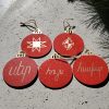 "Art of Narek" Christmas Ornaments (Set of 5)