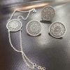 Ornate Sterling Silver Jewelry Set