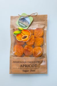 Armenian dried apricots, natural