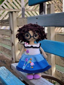 Crochet handmade doll Mirabel