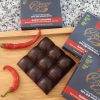 Bitter Chocolate Bar With Chili Pepper And Mint