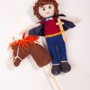 David of Sassoun Crochet Doll