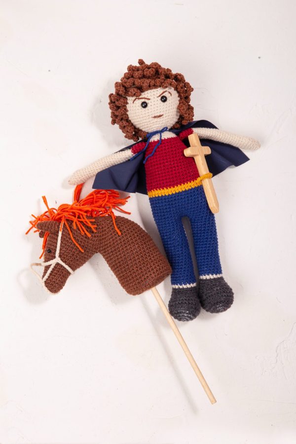 David of Sassoun Crochet Doll