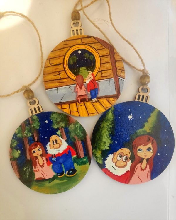 "Found Dream" Christmas Ornaments Set