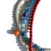 Tricolor Necklace with Natural Gems