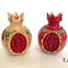 Wooden Pomegranate Spice Container