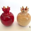 Wooden Pomegranate Spice Container