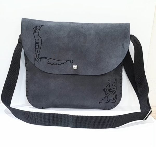 Blue Bag with Armenian Bird Letter "L"