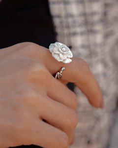 Sterling silver ring “Arin”