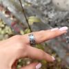 Armenian Pomegranate Ring , Sterling Silver 925 , Armenian Handmade Ring, Adjustable