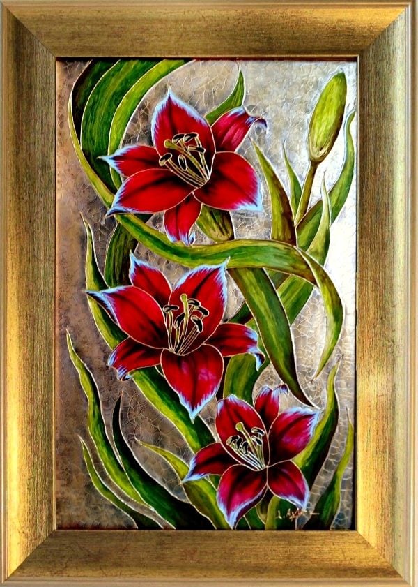 "Red Lilies"