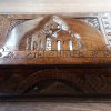 Handcrafted Armenian Wooden Box with Mount Ararat and Saint Hripsime Church, Home Décor, Jewelry Box