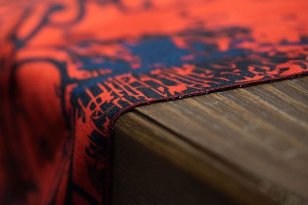 "Red Alphabet" Table Cloth