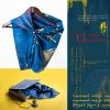 "Homeland" Blue Silk Scarf