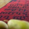 "Red Alphabet" Table Cloth