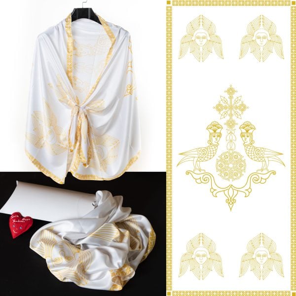 "Gold" Silk Scarf