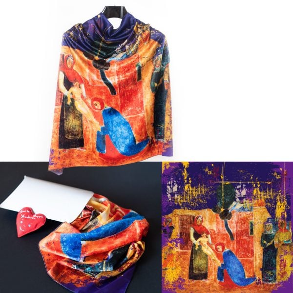 "Minas" Silk Scarf