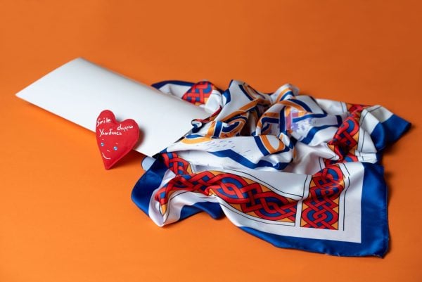 "Armenian Ornament" Silk Scarf