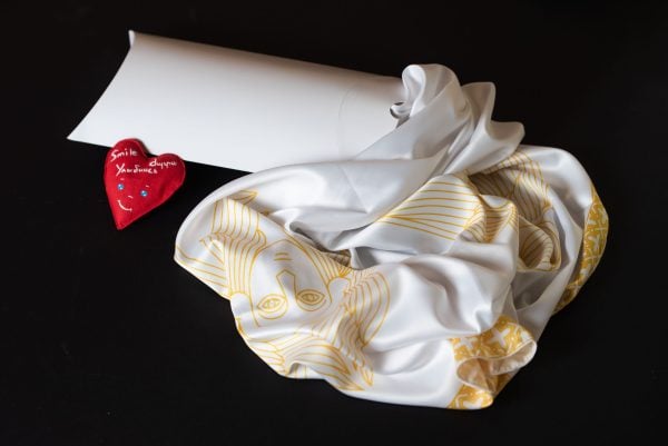 "Gold" Silk Scarf