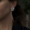 Sterling silver earrings "Royal Tulip"