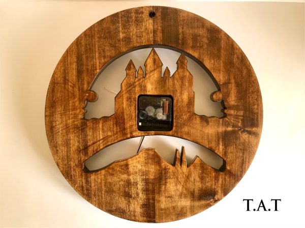 "Saint Etchmiadzin & Ararat" Wooden Wall Clock