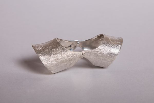 "Silk" Sterling Silver Full Finger Ring