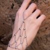 "Constellation" Sterling Silver Hand Chain