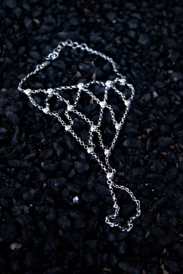 "Constellation" Sterling Silver Hand Chain