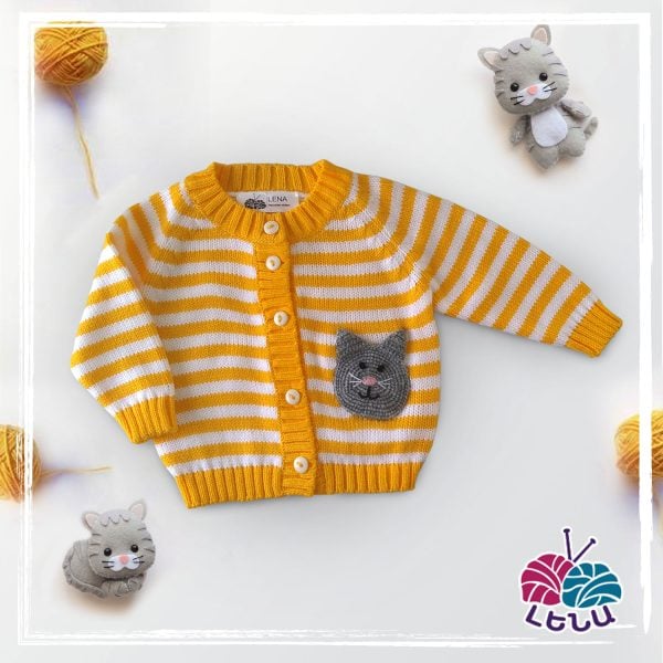 "Kitten" Kids Cardigan