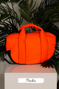 Orange sport bag