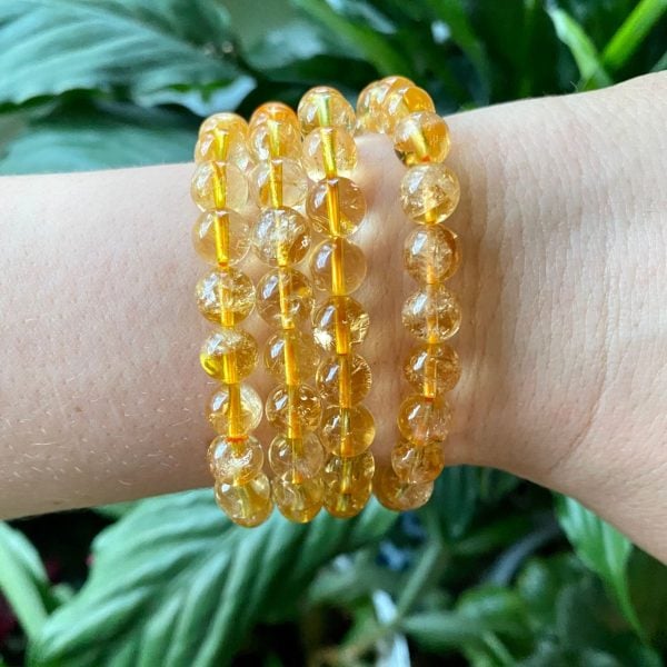 Citrine Charm Bracelet