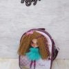 Kids Backpack with Doll Print