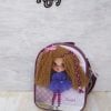 Kids Backpack with Doll Print