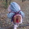 Kids Backpack with Doll Print