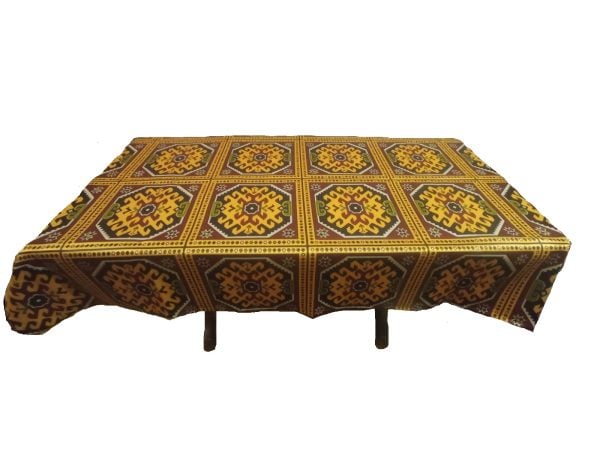 Ethnic Style Satin Tablecloth