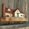 Wooden House Key Holder