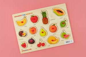 Xaxalove Learning the World – Fruits 2, Cognitive Board Game – Develop Skills and Spark Creativity in Armenian