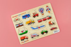 Xaxalove Learning the World – Transportation 1, Cognitive Board Game – Develop Skills and Spark Creativity in Armenian