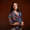 Silk Scarf, Handmade, Feminine, from “Aqua” Fashionable Collection, Cold Batik, Exclusive Design