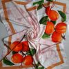 VANECI Scarf Apricot with flowers